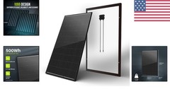 100W Monocrystalline Solar Panel – High Efficiency, Dual-Sided Power Generation