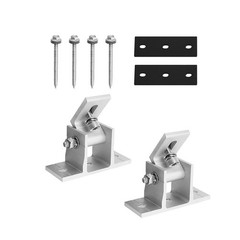 2Pcs Solar Panel Mounting Brackets Solar Panel Holder for Trailers RV Roof