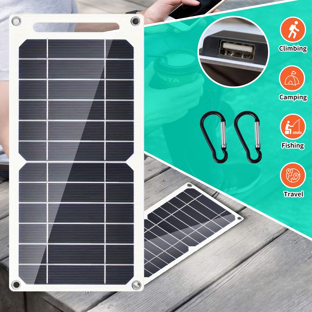 15W 10W Protable Mini Flexible Solar Panel For Outdoor Cell Phone Charging