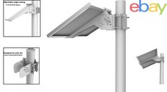 Adjustable Solar Panel Mount for 1.5-3 Inch Poles, Stainless Steel Construction