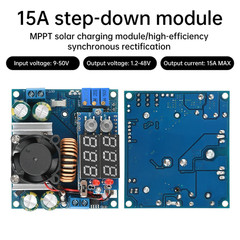 DC-DC MPPT Step Down Module 15A 9-50V Input 1.2-48V Output Compact 65x58x25mm