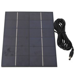 5.5W 6V Portable Polycrystalline Silicon Solar Panel DC for DIY Battery