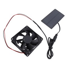 Professional 0.8W Solar Panel Fan Kit For Pet House Cooling