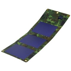 3W PowerNeed Waterproof Folding USB 0.6A Flexy Solar Panel, Camo, s3W1C