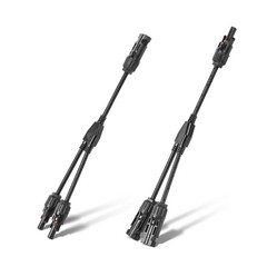 Solar Y Branch Connector Parallel 2 to 1 PV Cable Splitter 30A 1000V Waterproof