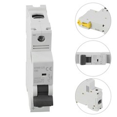 Flame Retardant ABS 1P DC Circuit Breaker with Short Circuit Protection