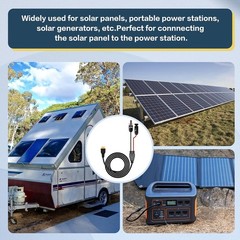 XT60i Charge Cable 14AWG 8FT for Solar Panels Portable Power Stations