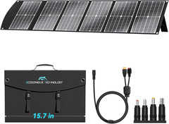 100W Portable Solar Panel CPC Material USB-C PD3.0 & 20V DC XT60 Anderson | Ligh