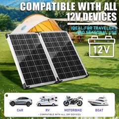 Mantenedor del cargador de bateria solar 20 W Y 12 V Impermeable Para Coche