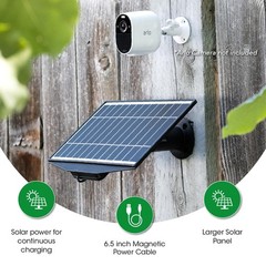 Leaf 10 6W Solar Panel Charger Compatible with Arlo Pro 3 Floodlight, 4…