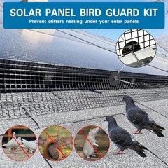 Solar Panel Bird Guard 6in x 100ft 19 Gauge PVC Coated Mesh