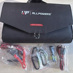 T13~ AP ALLPOWERS SOLAR CHARGER DUAL USB FOLDING