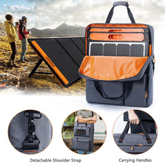 Travel Carrying Case Compatible with Jackery Solarsaga 100W 100X 200W – Solar Pa