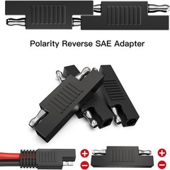 Quick Disconnect 5-Pack SAE Connector Set with Polarity Reverse for 12V Systems