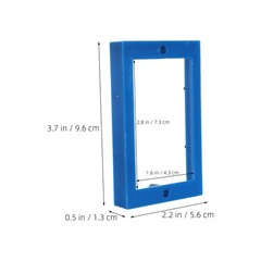 6pcs Electrical Box Extenders: Single Gang Box Extender with Screws – Wall