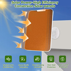 Solar Panel for Simplisafe Outdoor Camera, 4W Solar Panel Charger, IP65 Waterpro