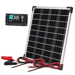 Solar Panels Kit Monocrystalline Solar Battery Maintainer 12V 10A Charge