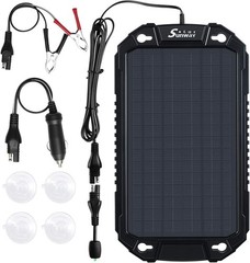 Car Battery Trickle Charger & Maintainer 12Volt 8W Solar Panel Power Charger kit