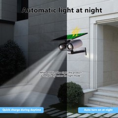 Solar Garden Light, with Induction Triggered Lighting Rainstorm Waterproof