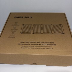 Anker Solix PS30 Solar Panel, 30W Foldable Portable Solar Charger, IP65 Water an