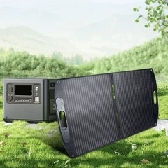Bifacial 100W Foldable Portable Solar Panel High-Efficiency IP68 for Cmaping RVs