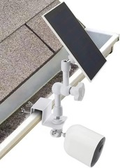 2-In-1 Weatherproof Gutter Mount for Arlo Solar Panel and Arlo Pro/Arlo Pro 2/Ar