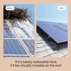 MAPORCH 6″x120FT Solar Mesh Screen for Bird Proofing Solar Panels