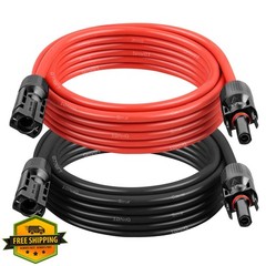 XRDS-RF 2 Pack 10AWG 10FT Solar Extension Cable