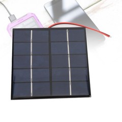2PCS 1.2W 5V Small Solar Panel DIY Polysilicon with Electronic Wire for Phone