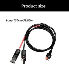 Weatherproof 4 to 30A Solar Cable for Roof Camping Systems Superior Transfer