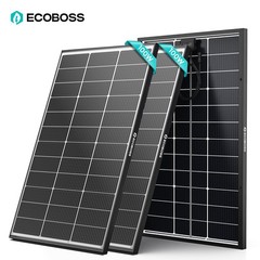 200W Watt (100W*2) Bifacial Solar Panel Mono 12V N-Type Home RV Camping Off-Grid