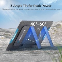 N-Type 100W Solar Charger with Magnetic Design – Ideal for Outdoor Adventures