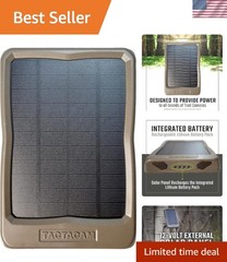 Rechargeable Solar Power Panel for Trail Cameras – Compatible with Reveal Models