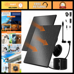 2 Pack 5W Solar Panels for Ring Cameras – Compatible with Spotlight & Stick Up C