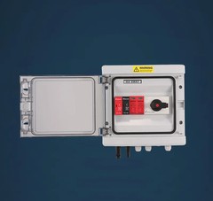 PV Combiner Box 1-in-1-out 1000V DC IP65 Waterproof Surge Lightning Protection
