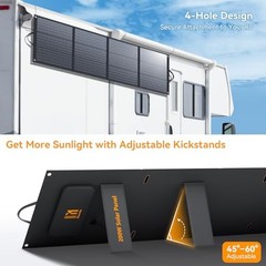 Portable Solar Suitcase 200W ETFE IP68 MC4 XT60 Anderson