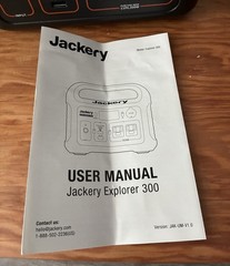 Jackery Power Station Explorer 300 292Wh Backup LiFePO4 Battery & Carrying Case