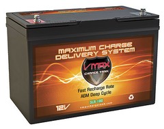 1 SLR100 SOLAR PV PANEL WIND 12V AGM 100AH VMAX QUALITY 12 V BATTERY DEEP CYCLE