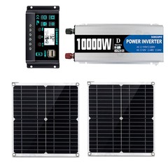 10000W High-Power Solar System Kit | 12V Input to 110V/220V Output | 2pcs SolafB