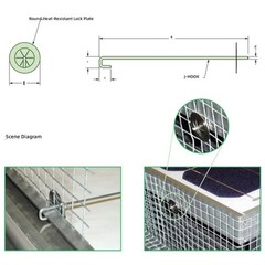 50Pcs Stainless Steel Critter Guard Clip Replacement Easy to Installation