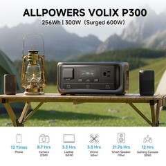 ALLPOWERS R600 299Wh 600W Portable Portable Power Station Battery Refurbished