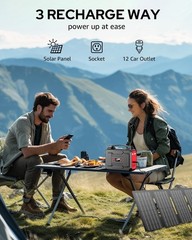Estacion De Energia 200W Portatil Generador Solar 39600mAh Para Acampar Exterior