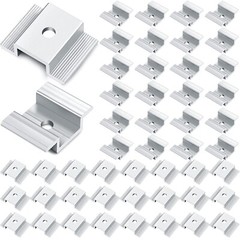 Solar Panel Mid Clamps 1.06 Inch Solar Panel Bracket Aluminium Mounting Acces…