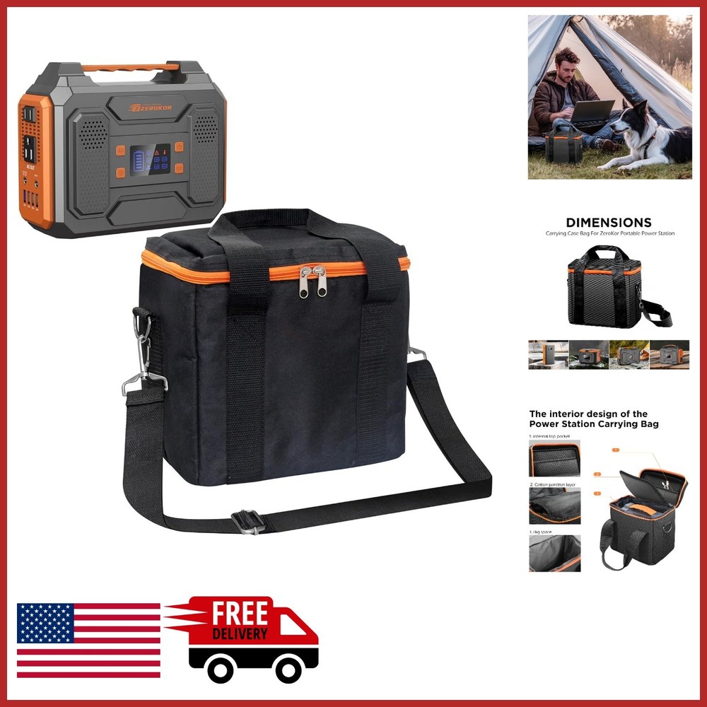 Nylon Carrying Case for 300W Power Station Perfect for Camping & RV Trips