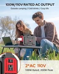 Estacion De Energia 200W Portatil Generador Solar 39600mAh Para Acampar Exterior