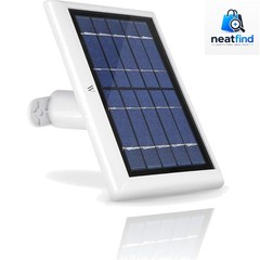 Solar Panel Compatible with Ring Spotlight Cam/Plus/Pro Battery, Stick Up Cam…