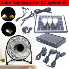 Portable Solar Power Panel Generator Kit Camping Battery Pack Power Station USA