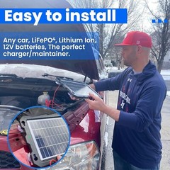 Cargador Solar De Goteo De 12 V Para Bateria De Coche Cargador De Bateria NUEVO
