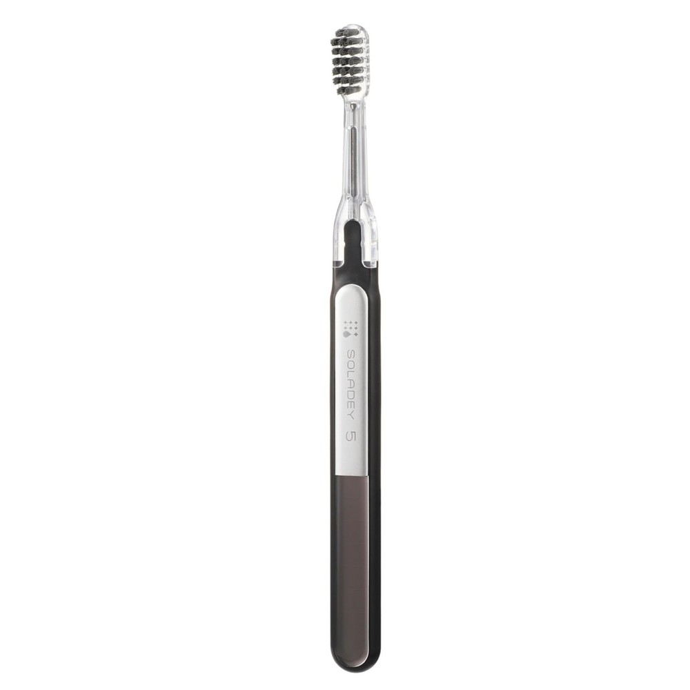 Soladey5 Ionic Solar Toothbrush Black TiO2 Semiconductor