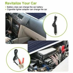 Waterproof Outdoor 12V 25W Solar Panel Kit For RV Car Boat Car Battery Charger